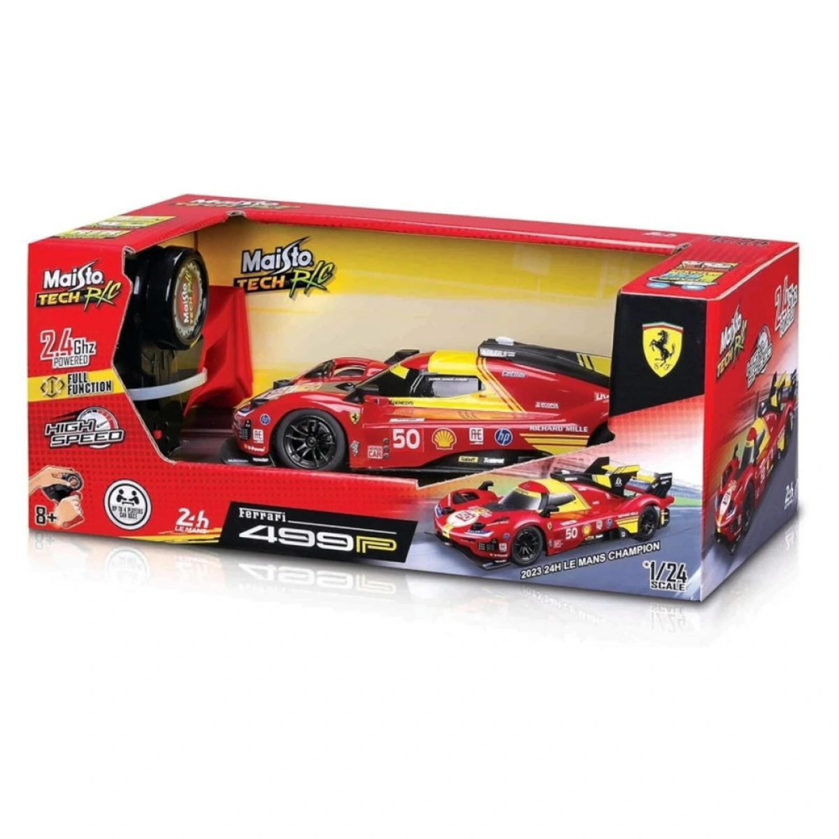 MAISTO 1:24 ENDURANCE RACER RC FERRARI 499P LMH 82531