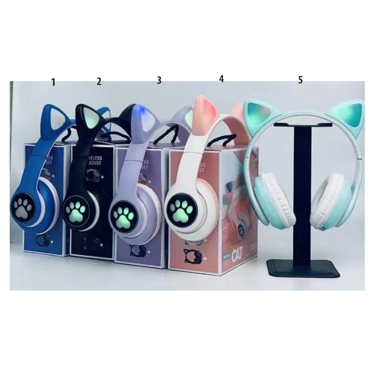 MARTIN TOYS ΠΑΙΔΙΚΑ ΑΚΟΥΣΤΙΚΑ BLUETOOTH ΜΕ LED NO STN-28