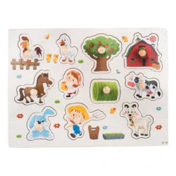 MARTIN TOYS ΞΥΛΙΝΟ ΠΑΖΛ ΦΑΡΜΑ ΜΕ ΧΕΡΟΥΛΙ RT-09/08