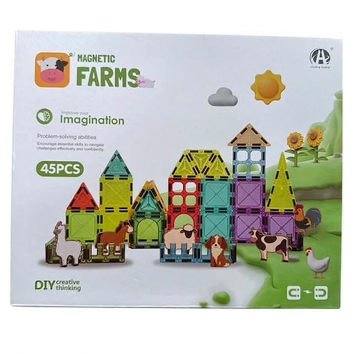 MARTIN TOYS MARTIN TOYS ΜΑΓΝΗΤΙΚΟ PUZZLE ΦΑΡΜΑ 45ΤΕΜ. CH1502