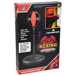 MARTIN TOYS MARTIN TOYS ΣΕΤ ΣΑΚΟΣ ΜΠΟΞ ΜΕ ΒΑΣΗ ΚΑΙ ΓΑΝΤΙΑ 102CM. YC856L