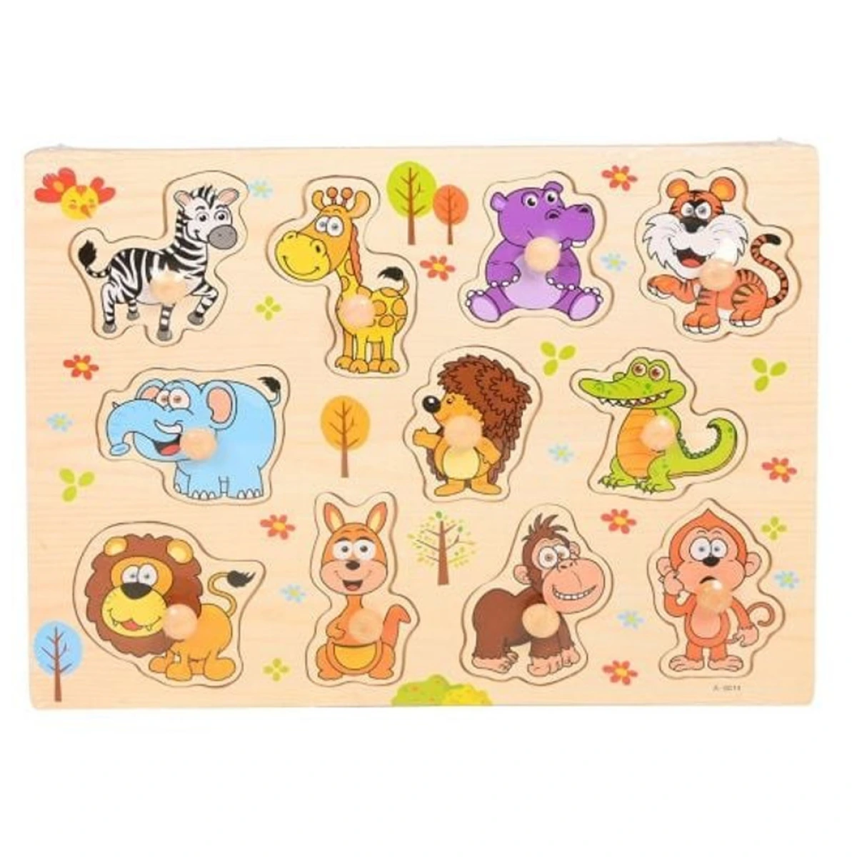 MARTIN TOYS ΞΥΛΙΝΟ ΠΑΖΛ ΖΩΑ ΤΗΣ ΖΟΥΓΚΛΑΣ ΜΕ ΠΙΑΣΤΡΕΣ 3014