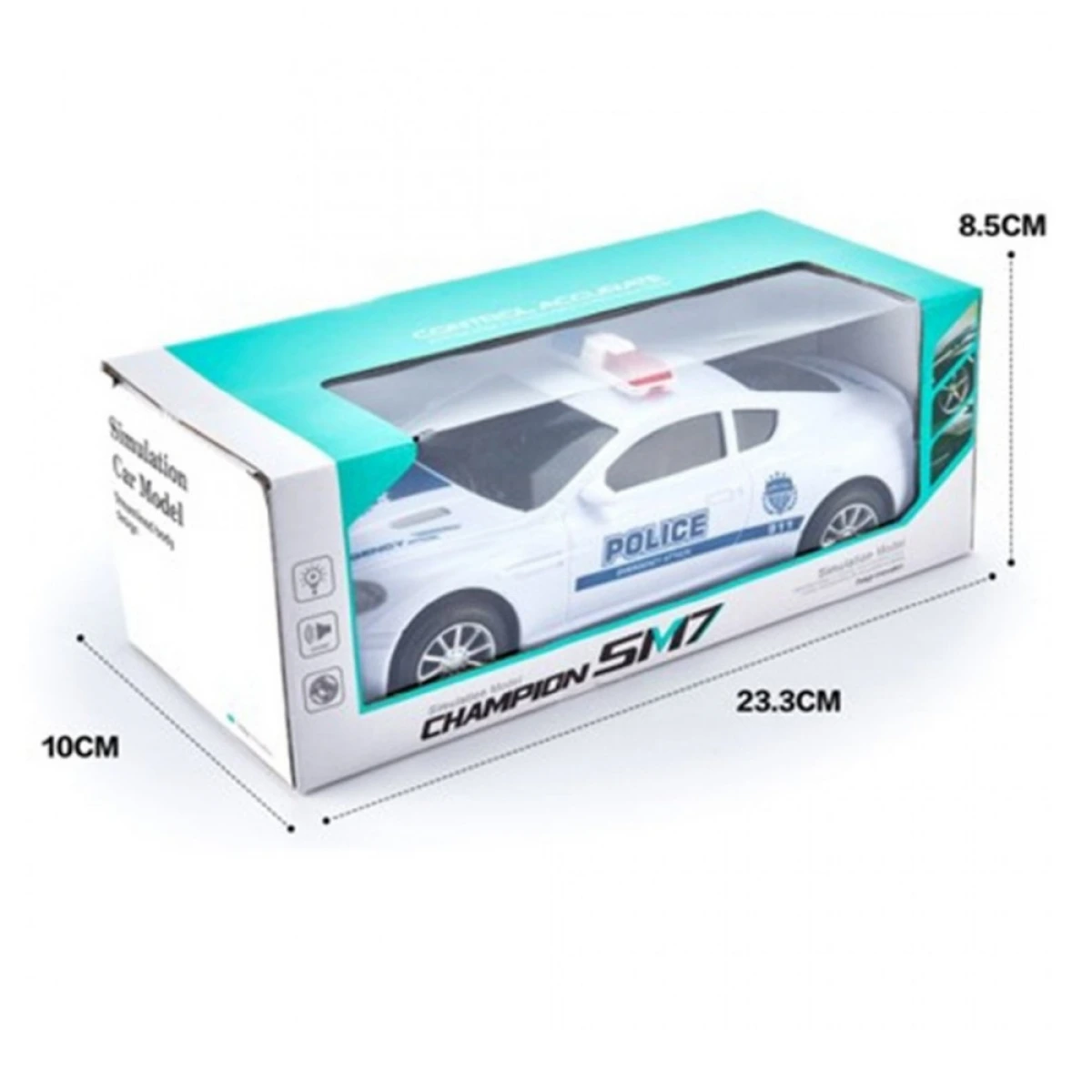 MARTIN TOYS POLICE CAR ΜΕ ΦΩΤΑ-ΗΧΟΥΣ B/O 2205-1