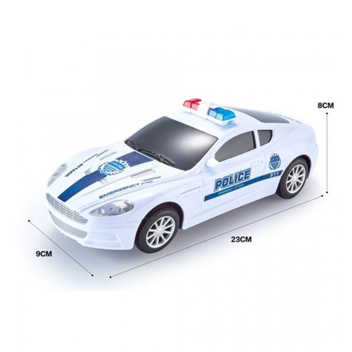 MARTIN TOYS POLICE CAR ΜΕ ΦΩΤΑ-ΗΧΟΥΣ B/O 2205-1