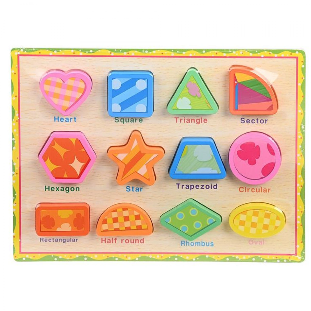 MARTIN TOYS ΞΥΛΙΝΟ PUZZLE ΣΧΗΜΑΤΑ ΜΕ555-8