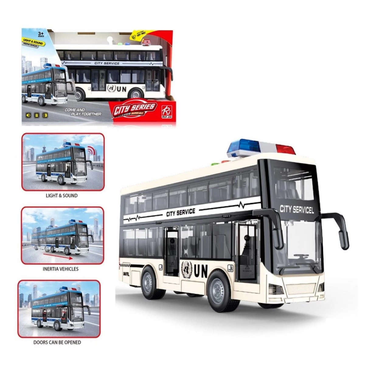 MARTIN TOYS ΦΡΙΞΙΟΝ  ΛΕΩΦΟΡΕΙΟ ΔΙΩΡΟΦΟ (27 ΕΚΑΤΟΣΤΑ) RJ5514C