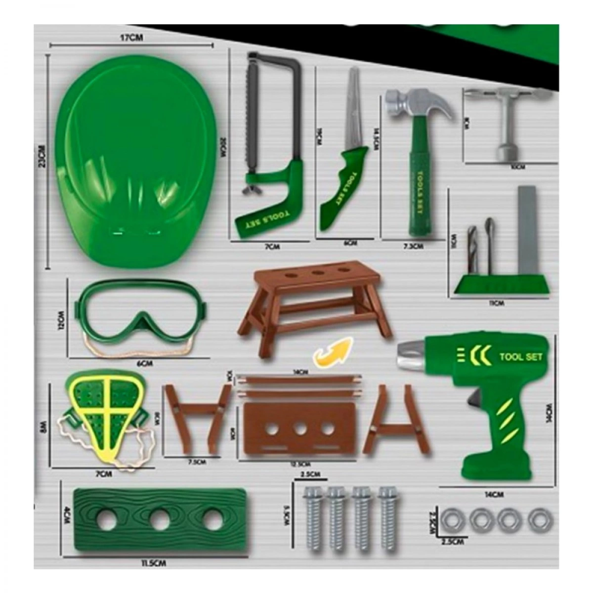 MARTIN TOYS ΣΕΤ ΕΡΓΑΛΕΙΑ ΜΕ ΚΡΑΝΟΣ 9933