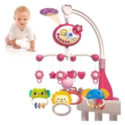 MARTIN TOYS ΜΟΥΣΙΚΟ ΠΕΡΙΣΤΡΕΦΟΜΕΝΟ ΡΟΖ LZ5286