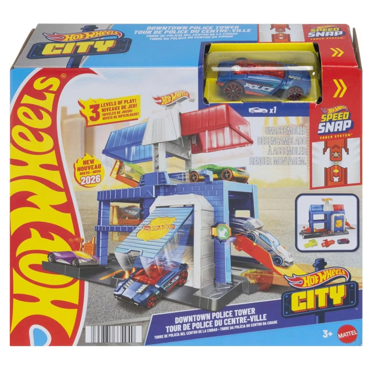 MATTEL HW ΠΙΣΤΕΣ CITY DOWNTOWN POLICE TOWER HDR24/JHL74