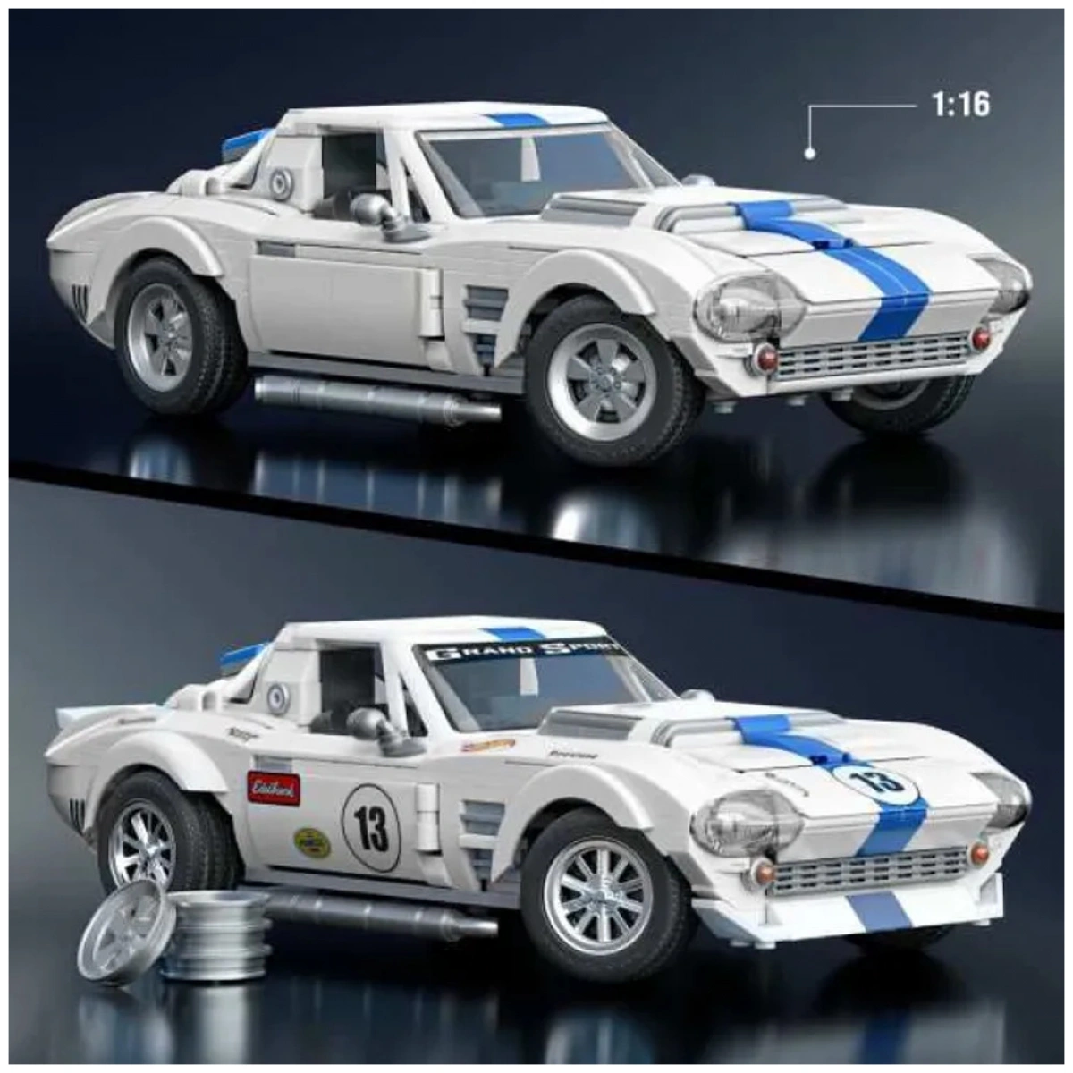 MATTEL HW BRICK SHOP ELITE SERIES - CORVETTE JGR31