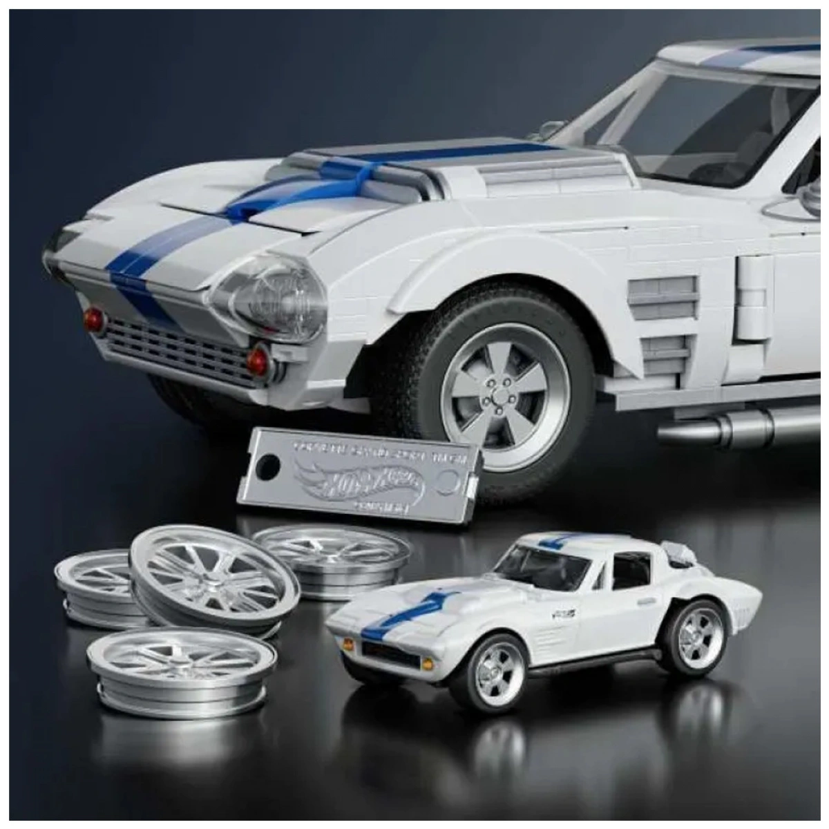 MATTEL HW BRICK SHOP ELITE SERIES - CORVETTE JGR31