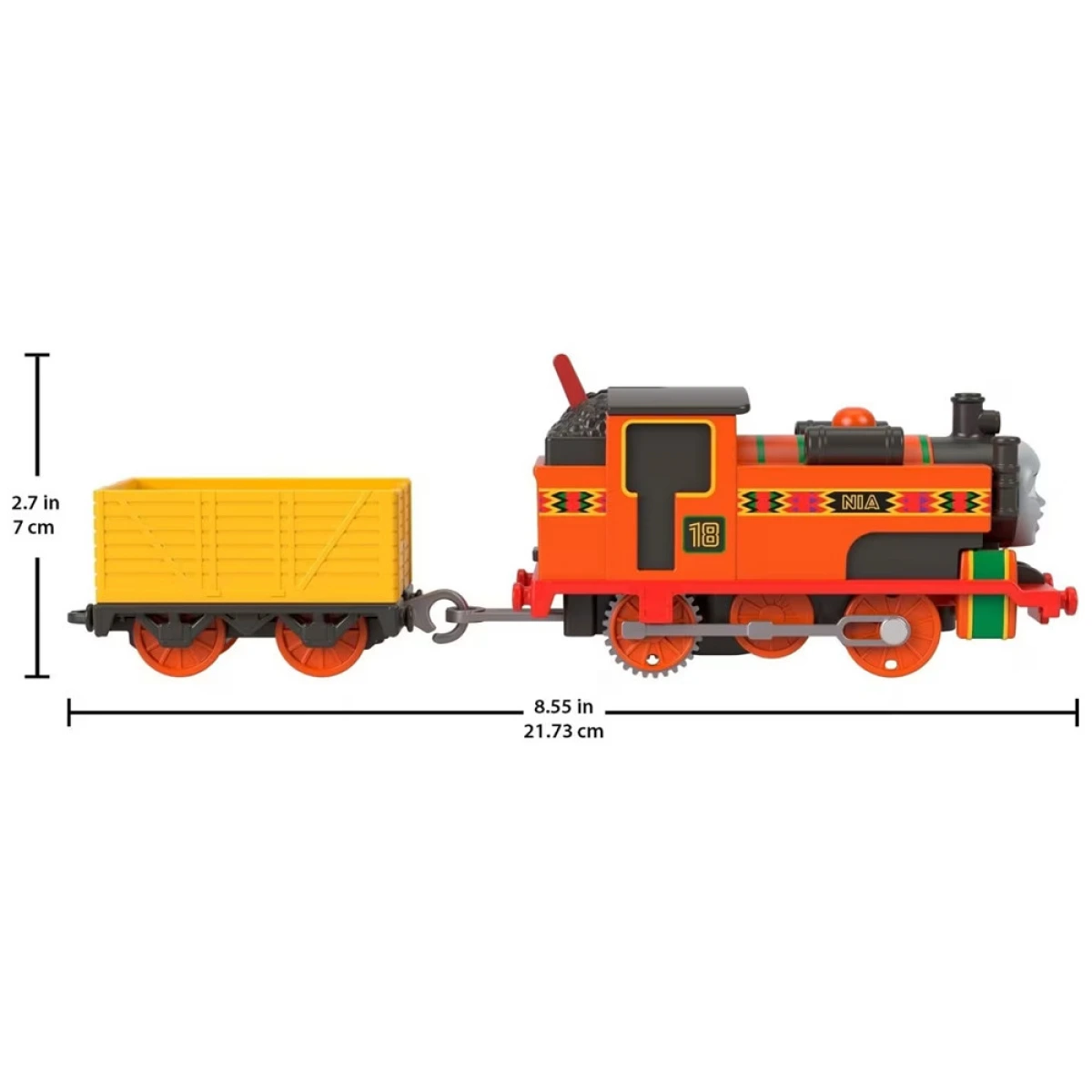 MATTEL THOMAS ΜΗΧΑΝΟΚΙΝΗΤΑ ΤΡΕΝΑ ME ΒΑΓΟΝΙ NIA HFX96/JGF97