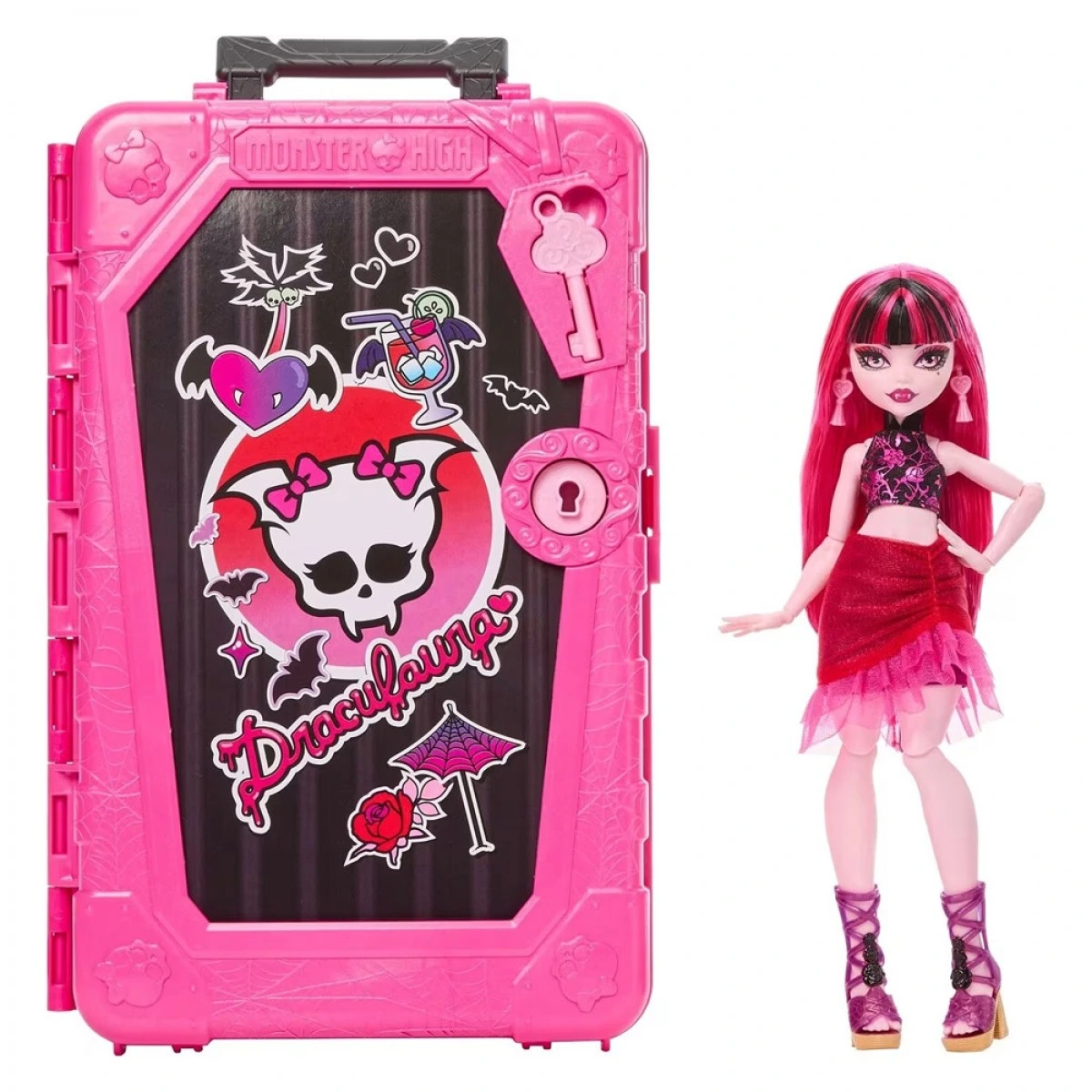 MATTEL MONSTER HIGH SUITCASE DRACULAURA JDR50