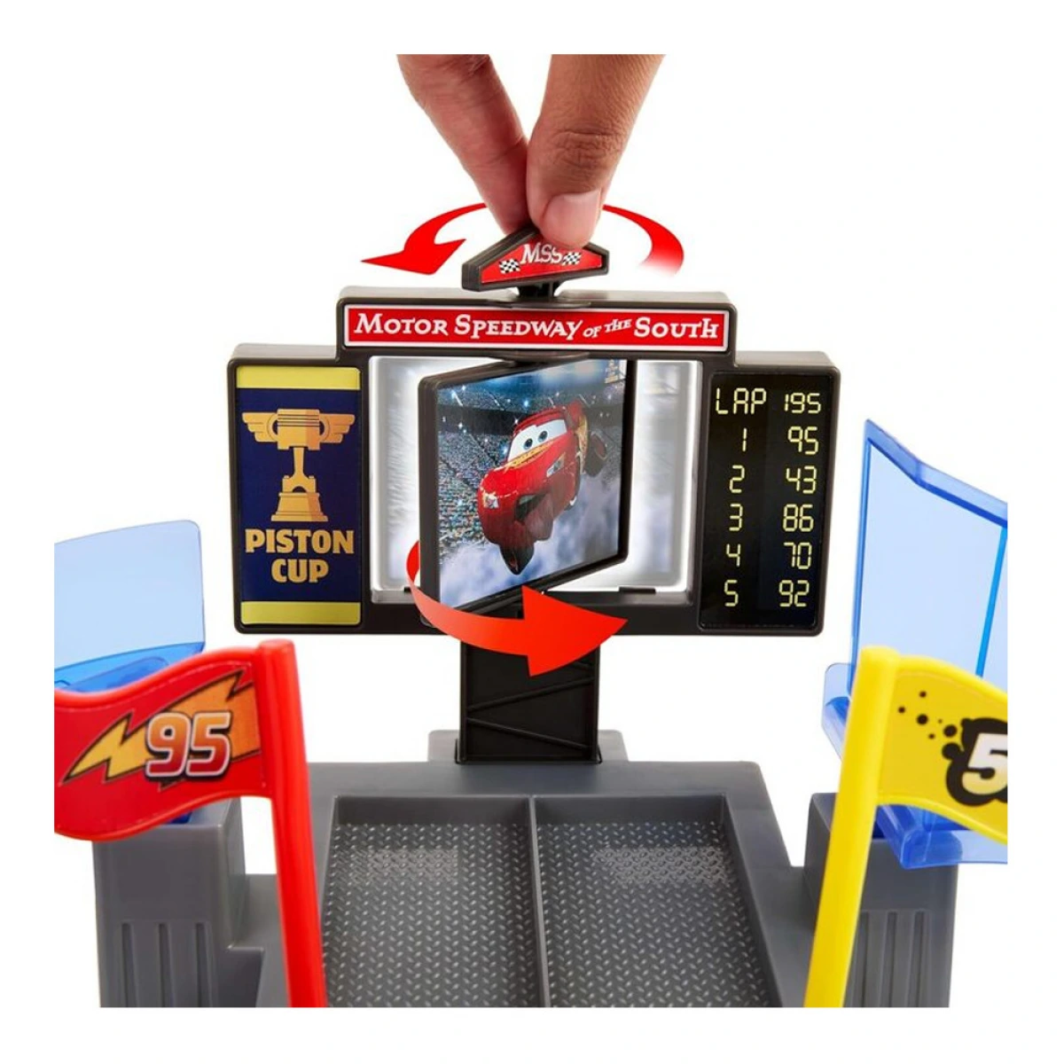 MATTEL CARS ΜΕΓΑΛΗ ΠΙΣΤΑ ΑΓΩΝΩΝ PISTON CUP ΓΙΑ ΚΟΛΠΑ JHL42