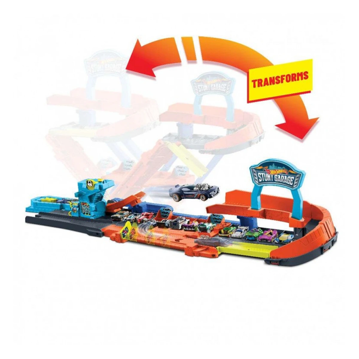 MATTEL HW CITY ΠΟΛΥΜΟΡΦΙΚΟ ΓΚΑΡΑΖ-ΠΙΣΤΑ JHL94