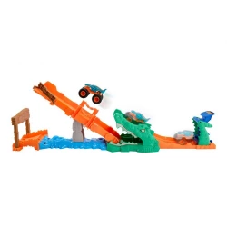 MATTEL MONSTER TRUCK ΠΙΣΤΑ ΕΞΟΝΤΩΣΗ ΚΡΟΚΟΔΕΙΛΟΥ JJN45
