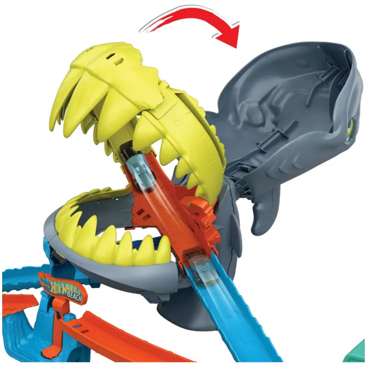 MATTEL ΛΑΜΠΑΔΑ HOT WHEELS CITY SHARK CHOMP BEACH JHL96