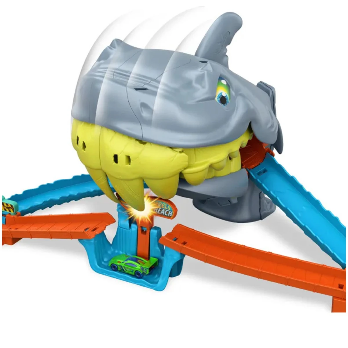 MATTEL ΛΑΜΠΑΔΑ HOT WHEELS CITY SHARK CHOMP BEACH JHL96