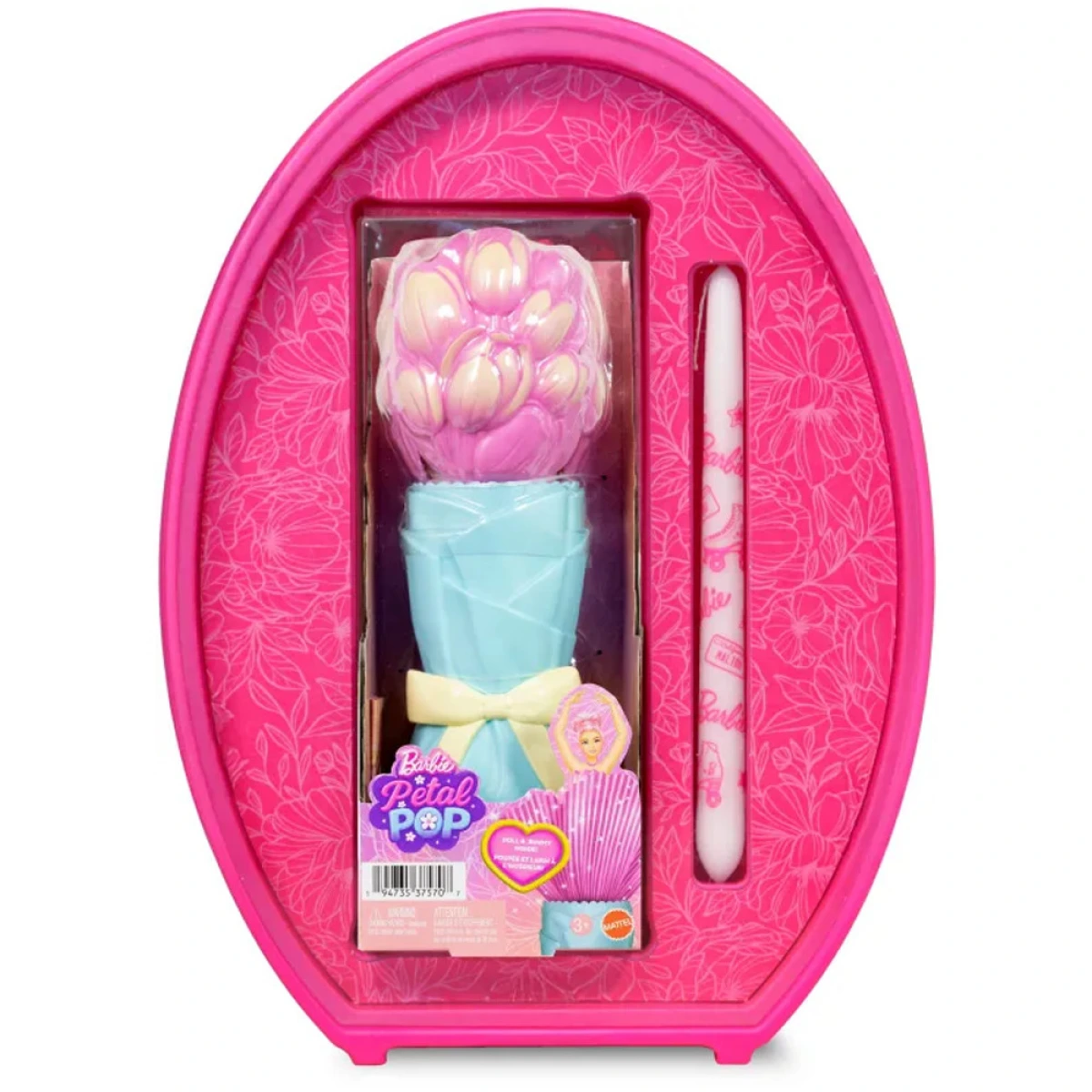 MATTEL ΛΑΜΠΑΔΑ BARBIE PETAL POP - ΡΟΖ ΤΟΥΛΙΠΑ JMF57