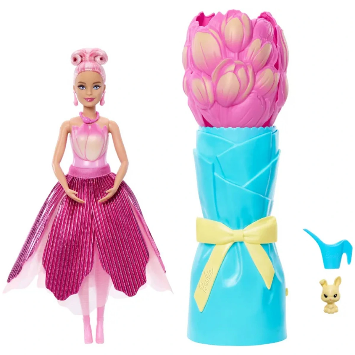 MATTEL ΛΑΜΠΑΔΑ BARBIE PETAL POP - ΡΟΖ ΤΟΥΛΙΠΑ JMF57