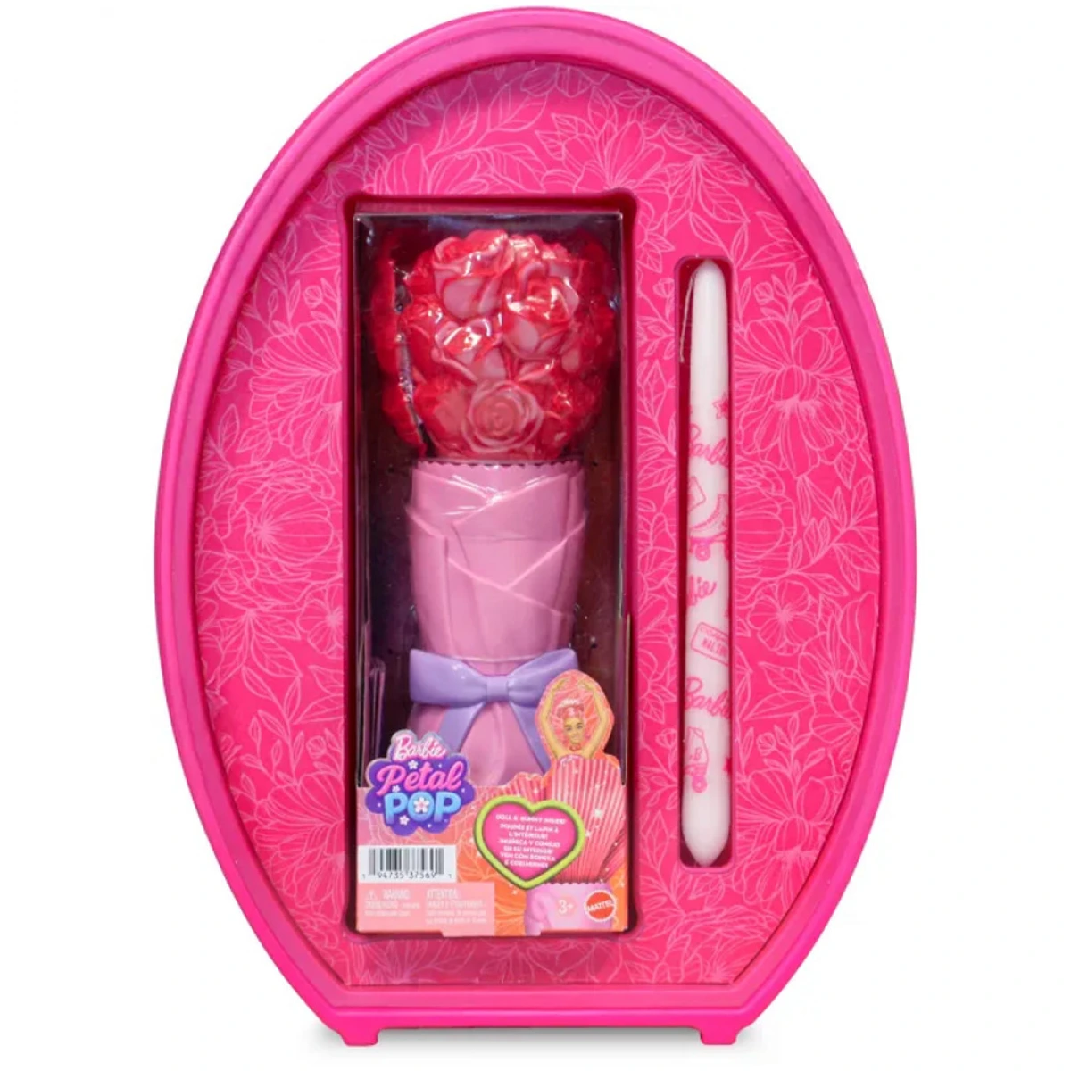 MATTEL ΛΑΜΠΑΔΑ BARBIE PETAL POP - ΚΟΚΚΙΝΟ ΤΡΙΑΝΤΑΦΥΛΛΟ JMF59