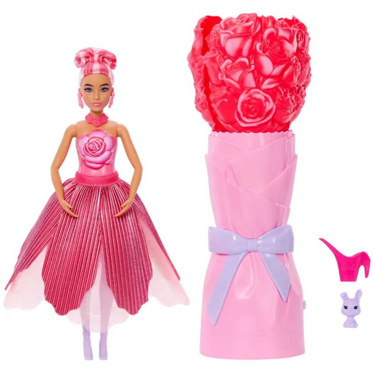 MATTEL ΛΑΜΠΑΔΑ BARBIE PETAL POP - ΚΟΚΚΙΝΟ ΤΡΙΑΝΤΑΦΥΛΛΟ JMF59