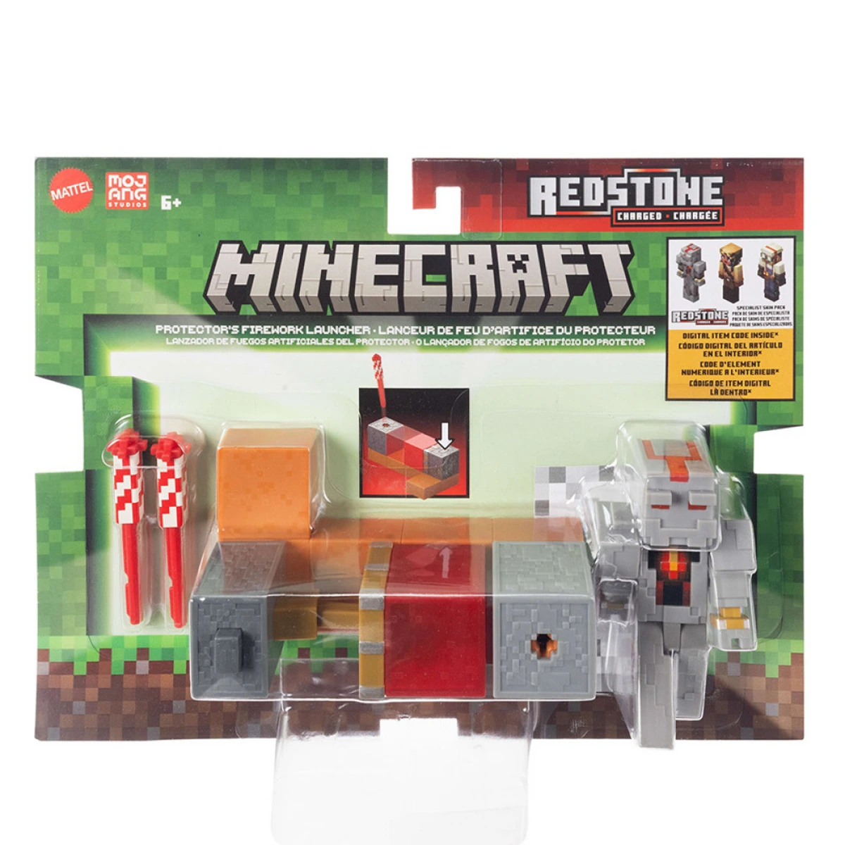 MATTEL MINECRAFT ΦΙΓΟΥΡΑ ΔΡΑΣΗΣ - PROTECTOR'S FIREWORK LAUNCHER GTT53/JKK10
