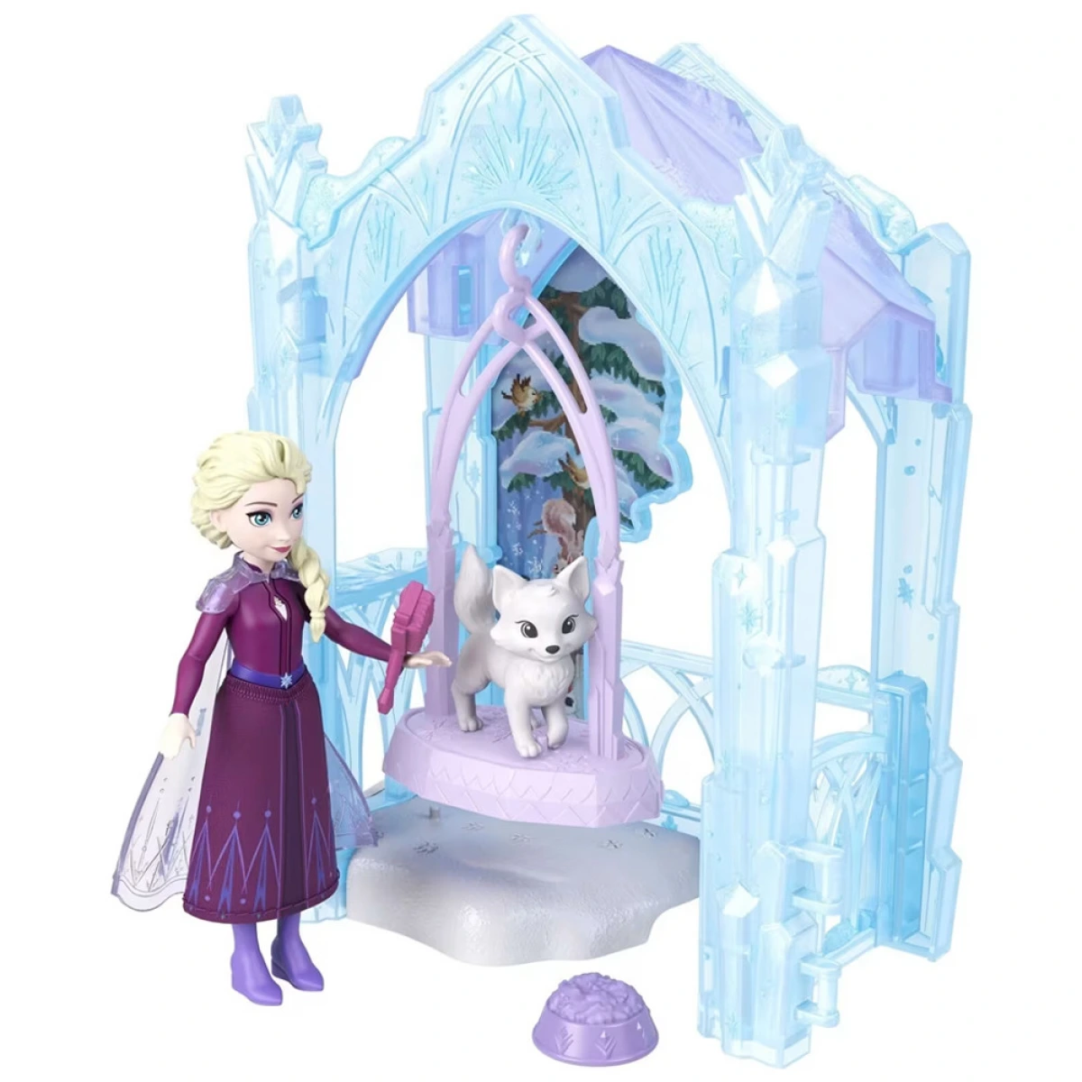 MATTEL FROZEN - Η ΠΑΓΩΜΕΝΗ ΚΡΥΨΩΝΑ ΤΗΣ ELSA ΜΕ ΜΙΝΙ ΚΟΥΚΛΑ JFG29