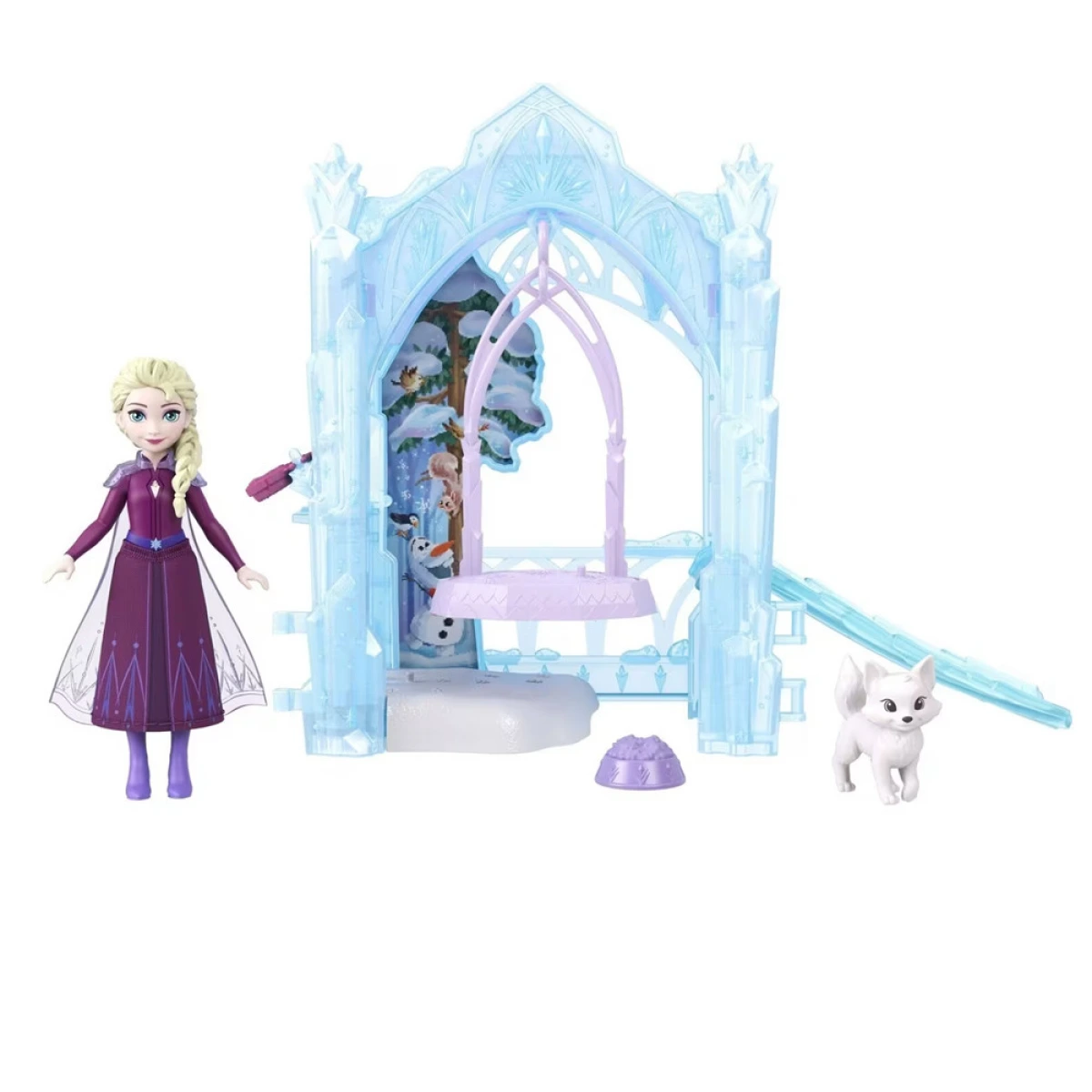 MATTEL FROZEN - Η ΠΑΓΩΜΕΝΗ ΚΡΥΨΩΝΑ ΤΗΣ ELSA ΜΕ ΜΙΝΙ ΚΟΥΚΛΑ JFG29