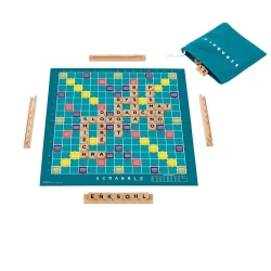 MATTEL SCRABBLE ΜΕ ΞΥΛΙΝΑ ΓΡΑΜΜΑΤΑ JLJ58