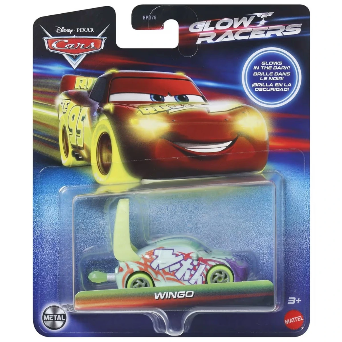 MATTEL CARS ΑΥΤΟΚΙΝΗΤΑΚΙΑ NIGHT RACING - WINGO HPG76/JDH68
