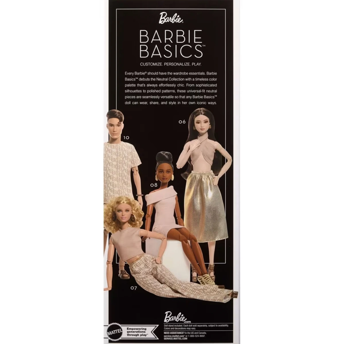 MATTEL BARBIE BASICS ΞΑΝΘΙΑ JJX26