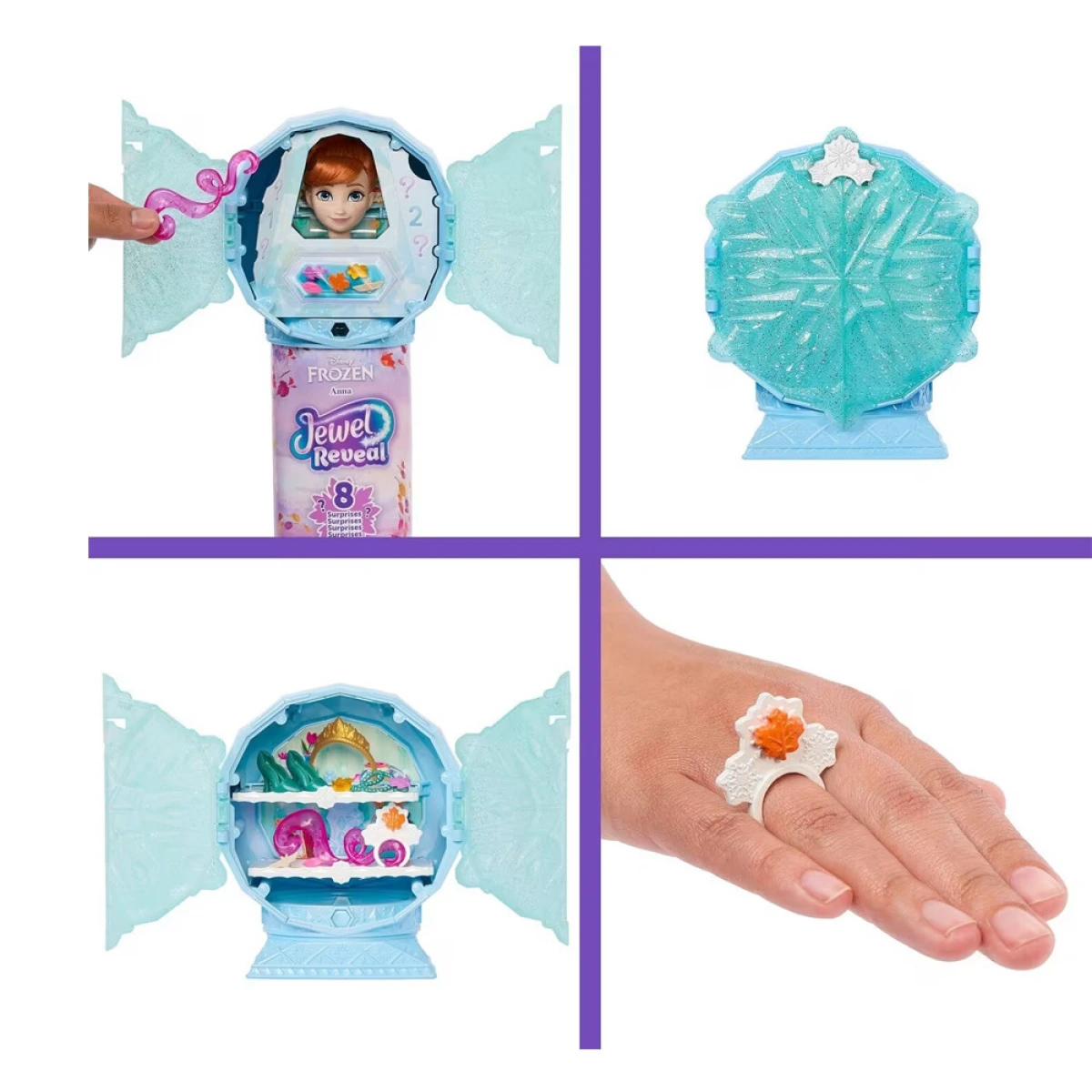 MATTEL FROZEN ΚΟΥΚΛΑ ΑΝΝΑ ΜΕ ΚΟΣΜΗΜΑΤΟΘΗΚΗ JJY37
