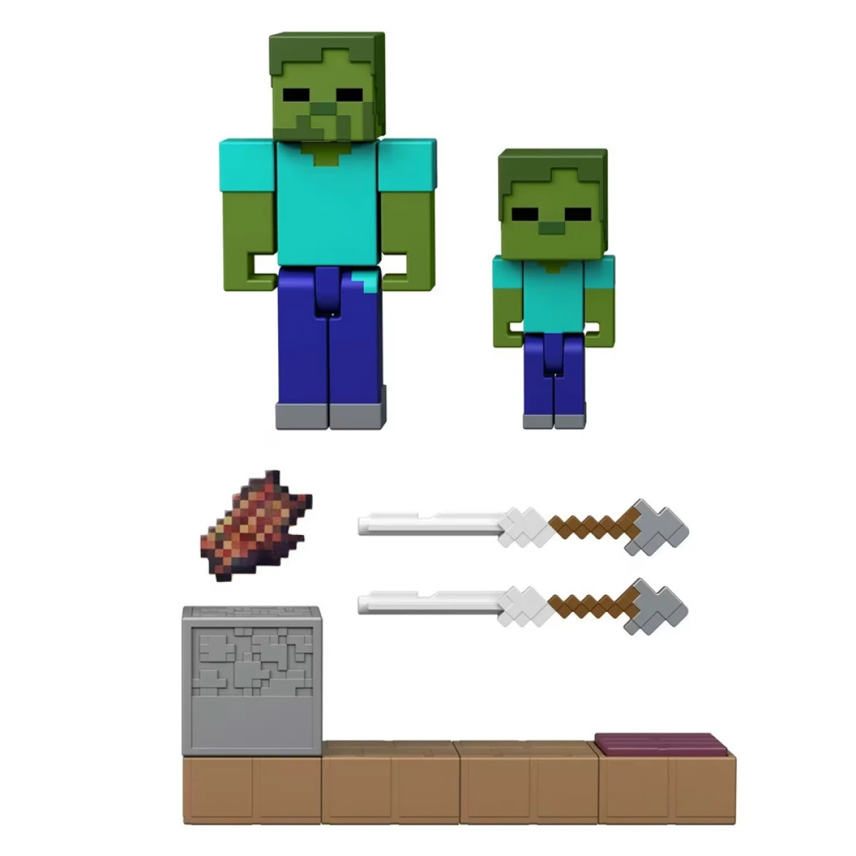 MATTEL MINECRAFT ZOMBIE ARROW TRAP ΦΙΓΟΥΡΑ ΚΑΙ ΑΞΕΣΟΥΑΡ JKK00