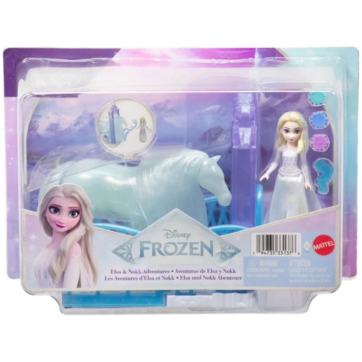 MATTEL ELSA'S ROYAL STABLE JHH06/JHH08