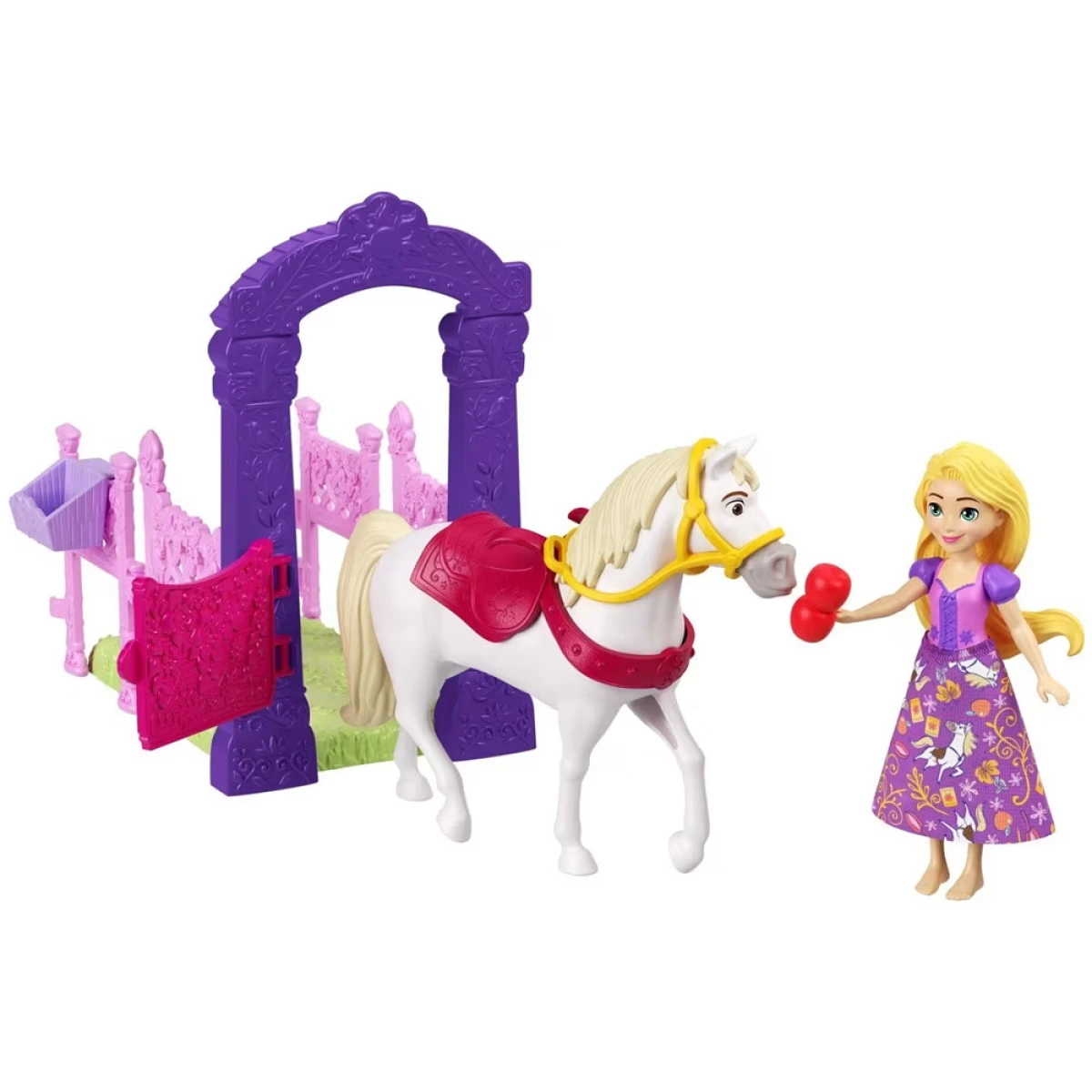 MATTEL RAPOUNZEL'S ROYAL STABLE JHH06/JHH07