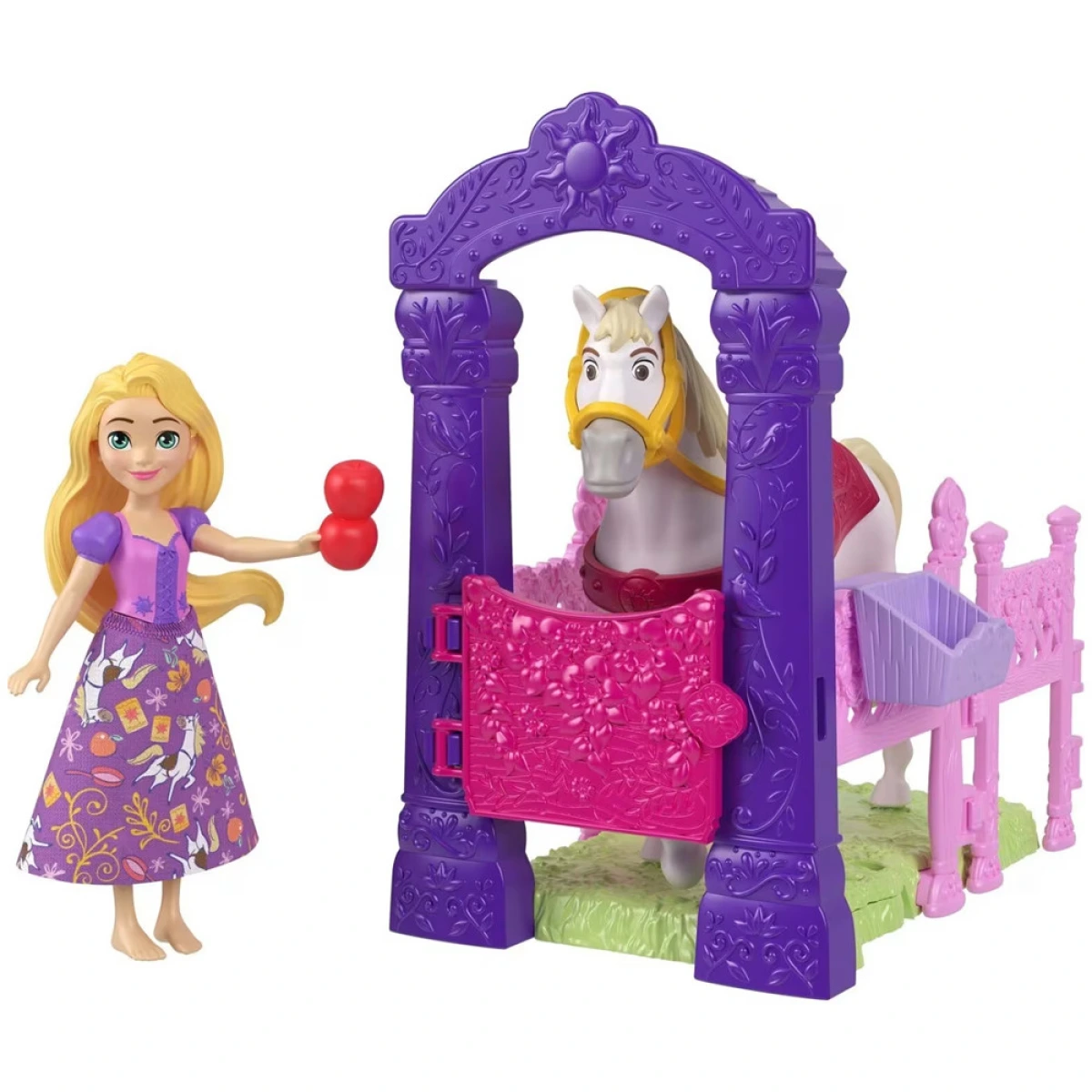 MATTEL RAPOUNZEL'S ROYAL STABLE JHH06/JHH07
