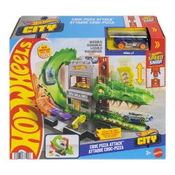 MATTEL HW ΠΙΣΤΕΣ CITY ΜΕ ΘΗΡΙΑ CROC PIZZA ATTACK HDR29 /JHL93