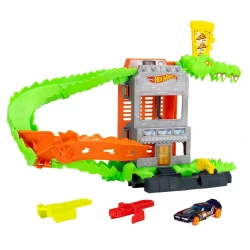 MATTEL HW ΠΙΣΤΕΣ CITY ΜΕ ΘΗΡΙΑ CROC PIZZA ATTACK HDR29 /JHL93