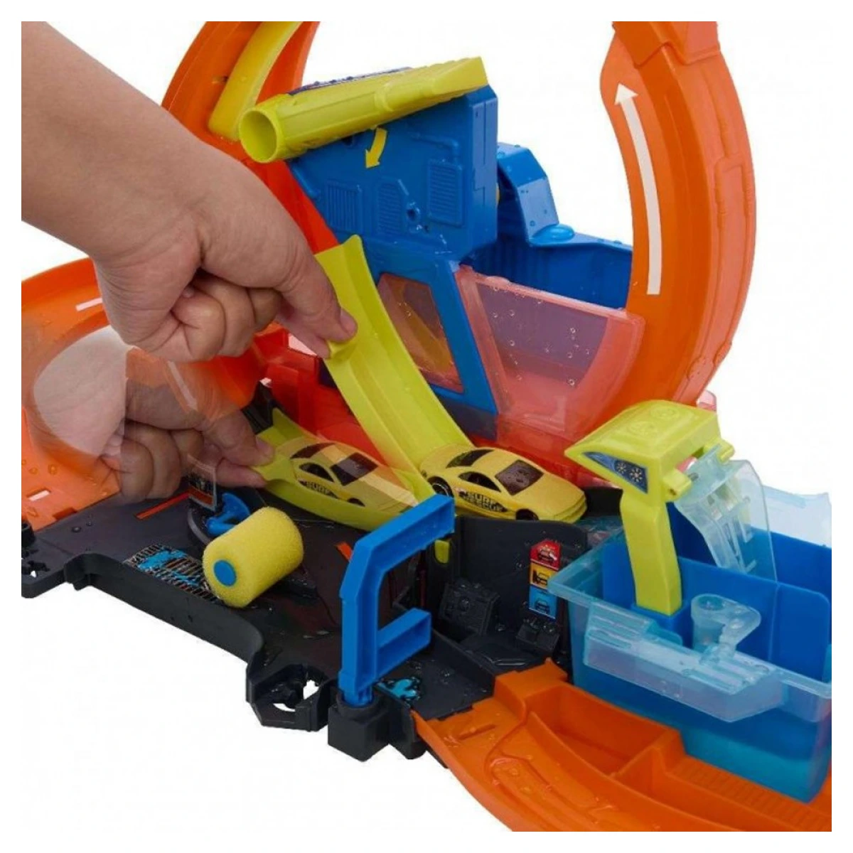 MATTEL HW MEGA ΠΛΥΝΤΗΡΙΟ ΧΡΩΜ.ΜΕ ΛΟΥΠ JHL97