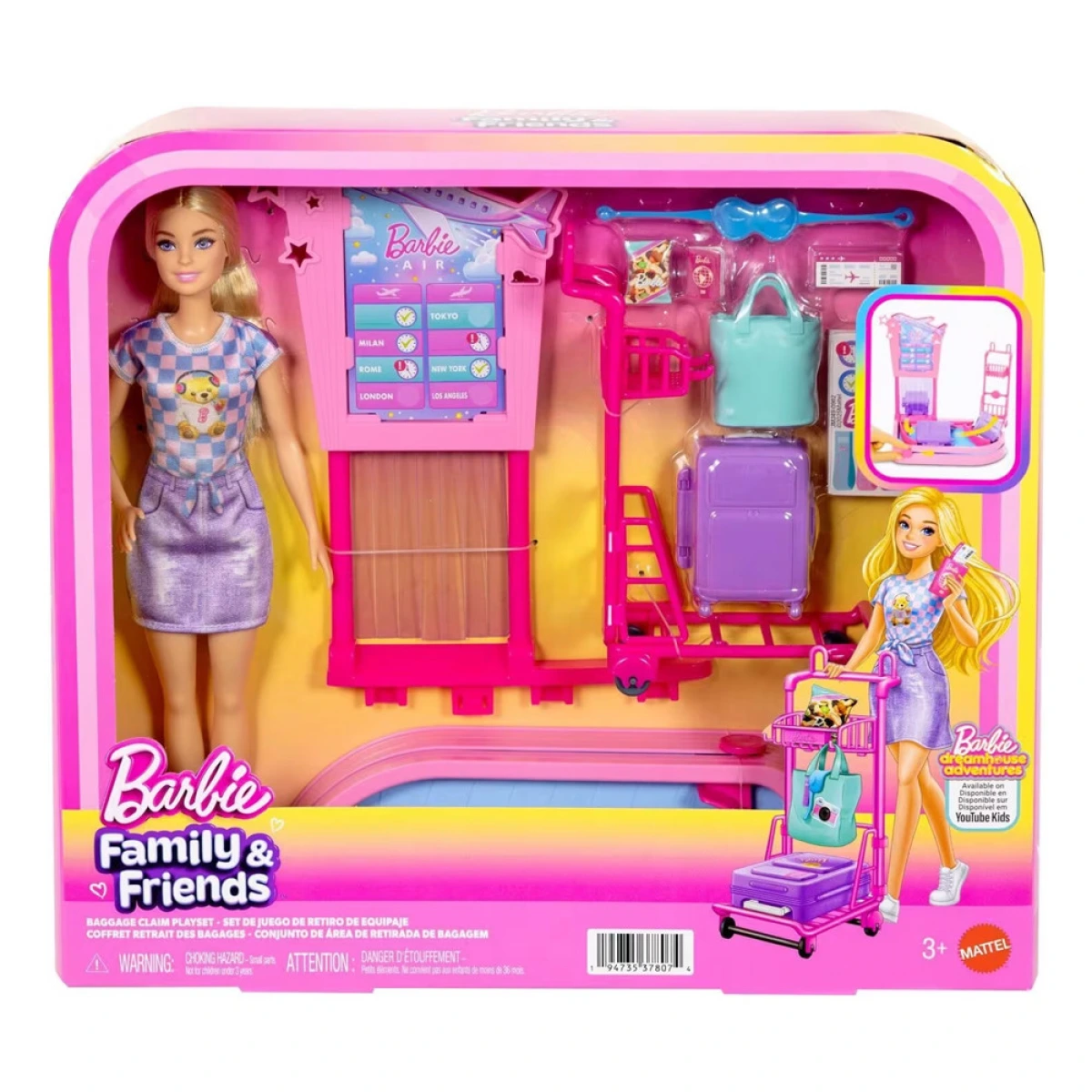 MATTEL BARBIE ΣΤΟ ΑΕΡΟΔΡΟΜΙΟ JMJ49