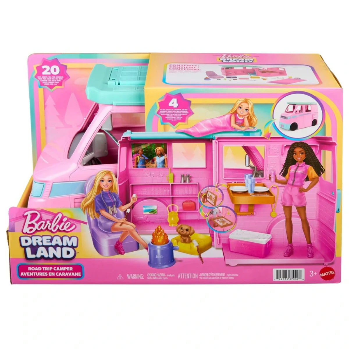 MATTEL BARBIE ROADTRIP ΤΡΟΧΟΣΠΙΤΟ JMK45