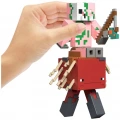 MATTEL MINECRAFT ΦΙΓΟΥΡΑ ΔΡΑΣΗΣ - ZOMBIFIED PIGLIN & MINECRAFT STRIDER GTT53/JCN56