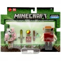 MATTEL MINECRAFT ΦΙΓΟΥΡΑ ΔΡΑΣΗΣ - ZOMBIFIED PIGLIN & MINECRAFT STRIDER GTT53/JCN56