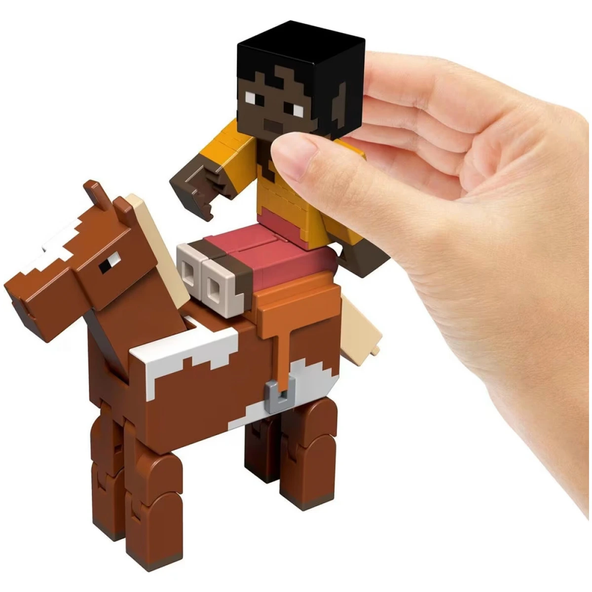 MATTEL MINECRAFT ΦΙΓΟΥΡΑ ΔΡΑΣΗΣ - STABLE MASTER MAKENA & HORSE GTT53/JCN57