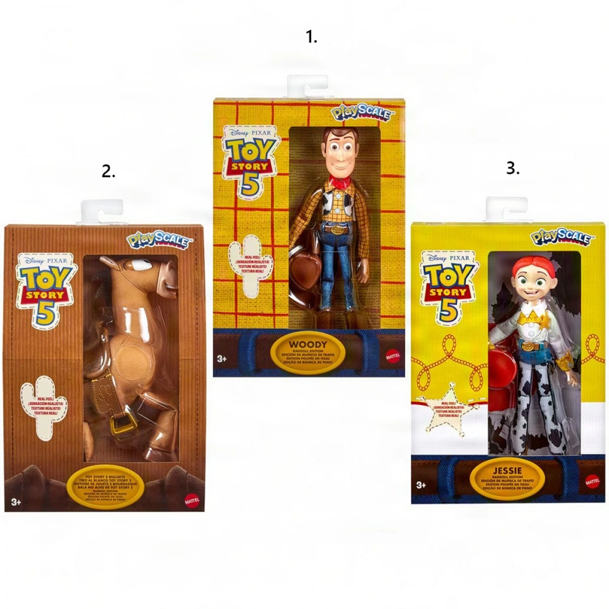 MATTEL TOY STORY 5 - ΜΑΛΑΚΕΣ ΦΙΓΟΥΡΕΣ JLW71
