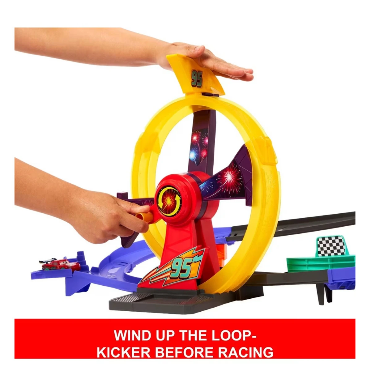 MATTEL CARS SUPER ΠΙΣΤΑ LIGHT UP JMT57