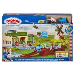 MATTEL ΤΟΜΑΣ-ΠΙΣΤΑ EXPLORING TIDMOUTH SHEDS TRAIN SET JLL36