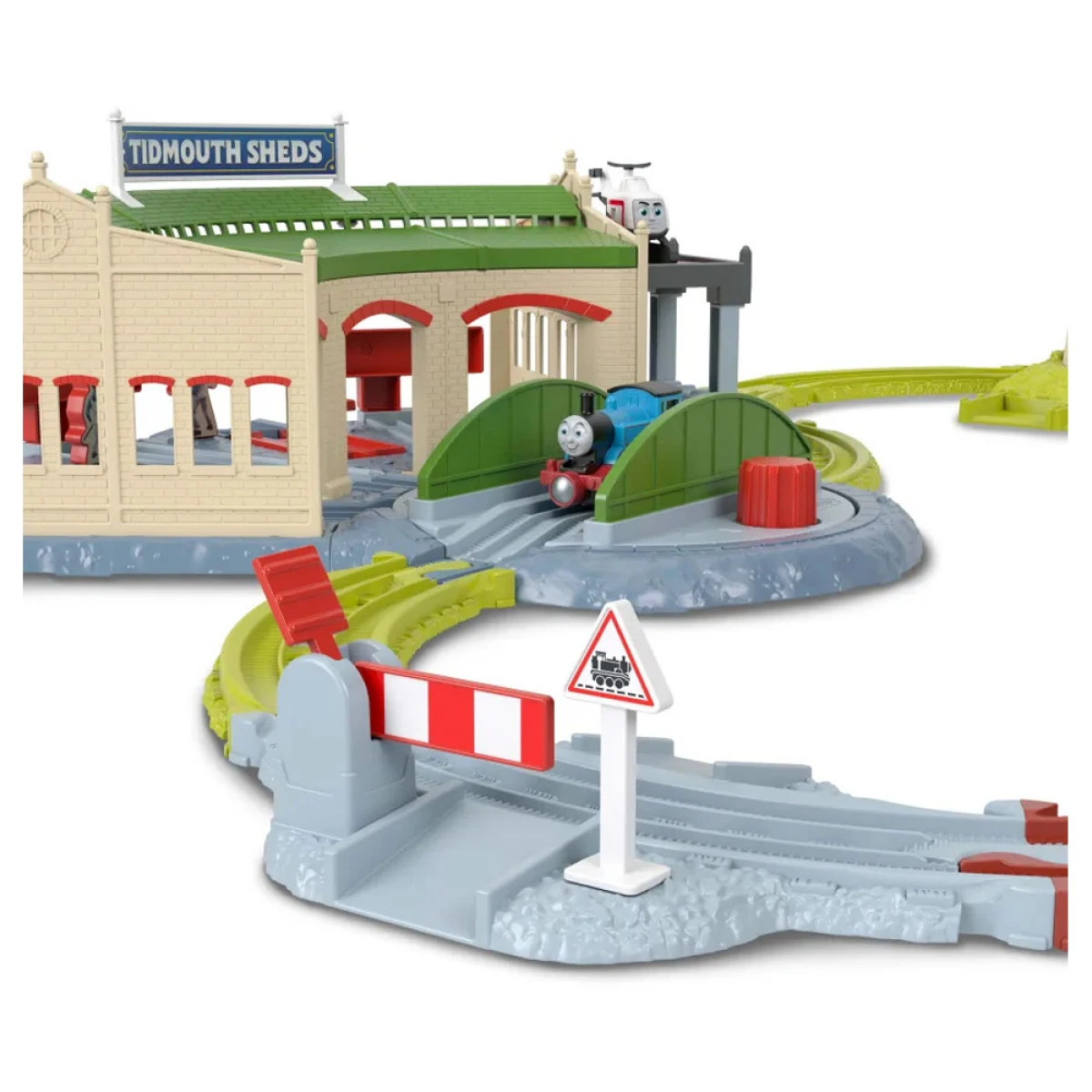 MATTEL ΤΟΜΑΣ-ΠΙΣΤΑ EXPLORING TIDMOUTH SHEDS TRAIN SET JLL36