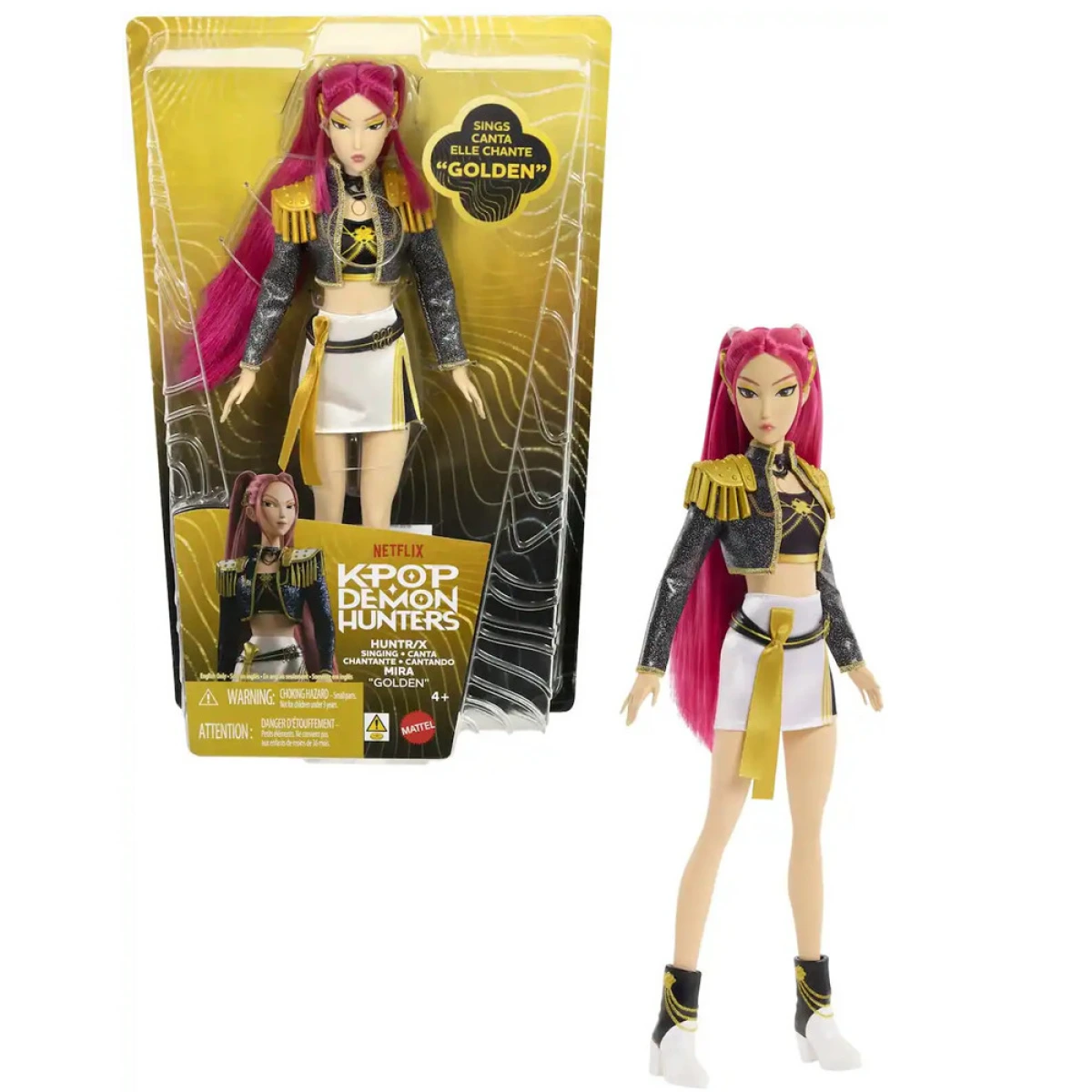 MATTEL K POP DEMON HUNTERS- MIRA GOLDEN ΠΟΥ ΤΡΑΓΟΥΔΑΕΙ JRN41